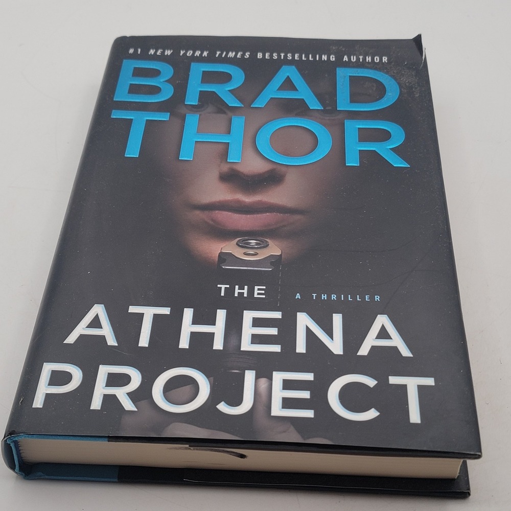 Brad Thor The Athena Project Hardcover 1st Edition 1st Printing Thriller Good